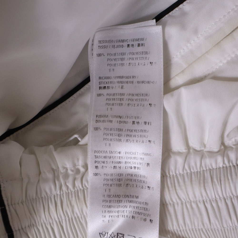 BALENCIAGA(バレンシアガ) 21SS 裾ジップ サイドライン ナイロン トラックパンツ ホワイト 642338