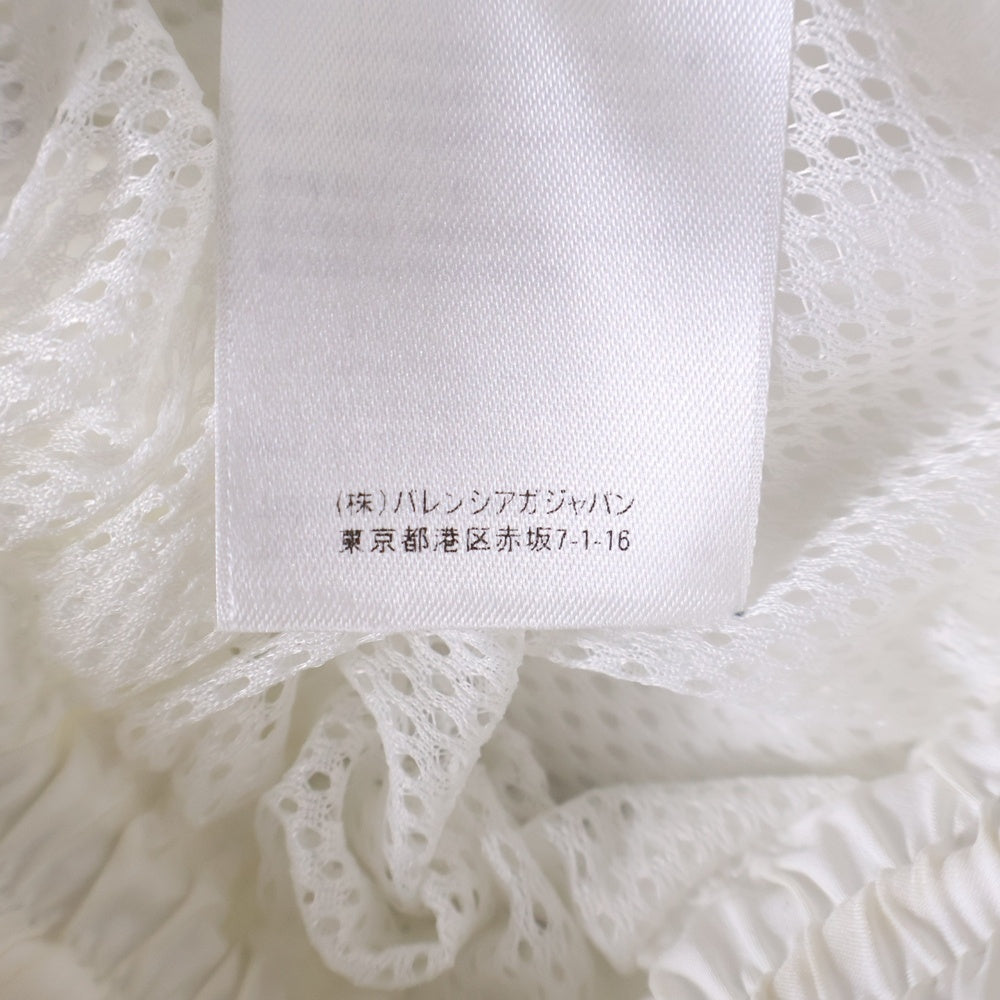 BALENCIAGA(バレンシアガ) 21SS 裾ジップ サイドライン ナイロン トラックパンツ ホワイト 642338