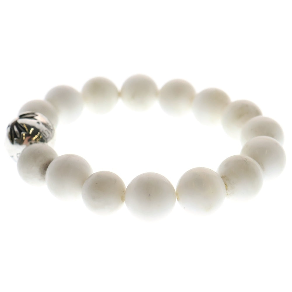CHROME HEARTS(クロムハーツ) 12mm BEAD ビーズ ブレスレット シルバー/ホワイト