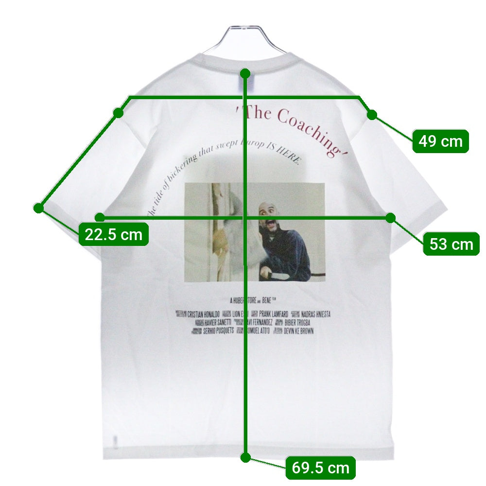 HUBER STORE(ヒューバーストア) 25SS COAHING TEE コーチングTシャツ ホワイト