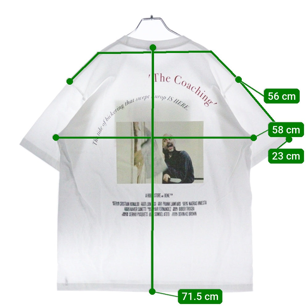 HUBER STORE(ヒューバーストア) 25SS COAHING TEE コーチングTシャツ ホワイト