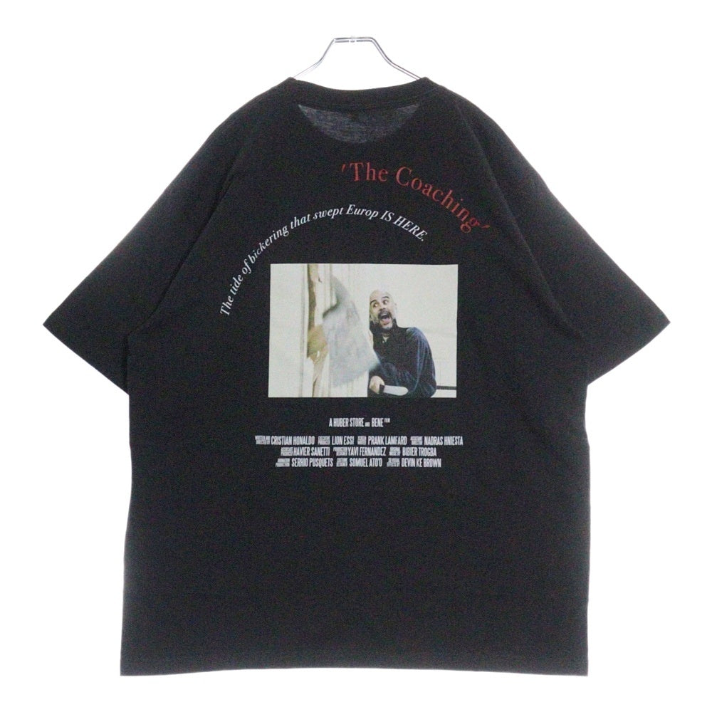 HUBER STORE(ヒューバーストア) 25SS COAHING TEE コーチングTシャツ ブラック