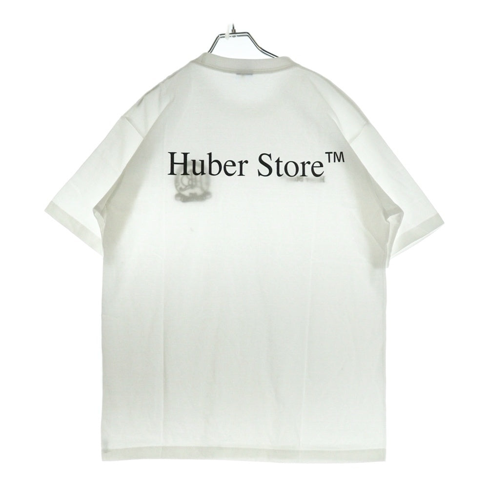 HUBER STORE(ヒューバーストア) 25SS ORIGINAL ENBLEM TEE オリジナルエンブレムTシャツ ホワイト