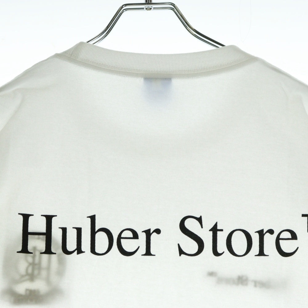 HUBER STORE(ヒューバーストア) 25SS ORIGINAL ENBLEM TEE オリジナルエンブレムTシャツ ホワイト