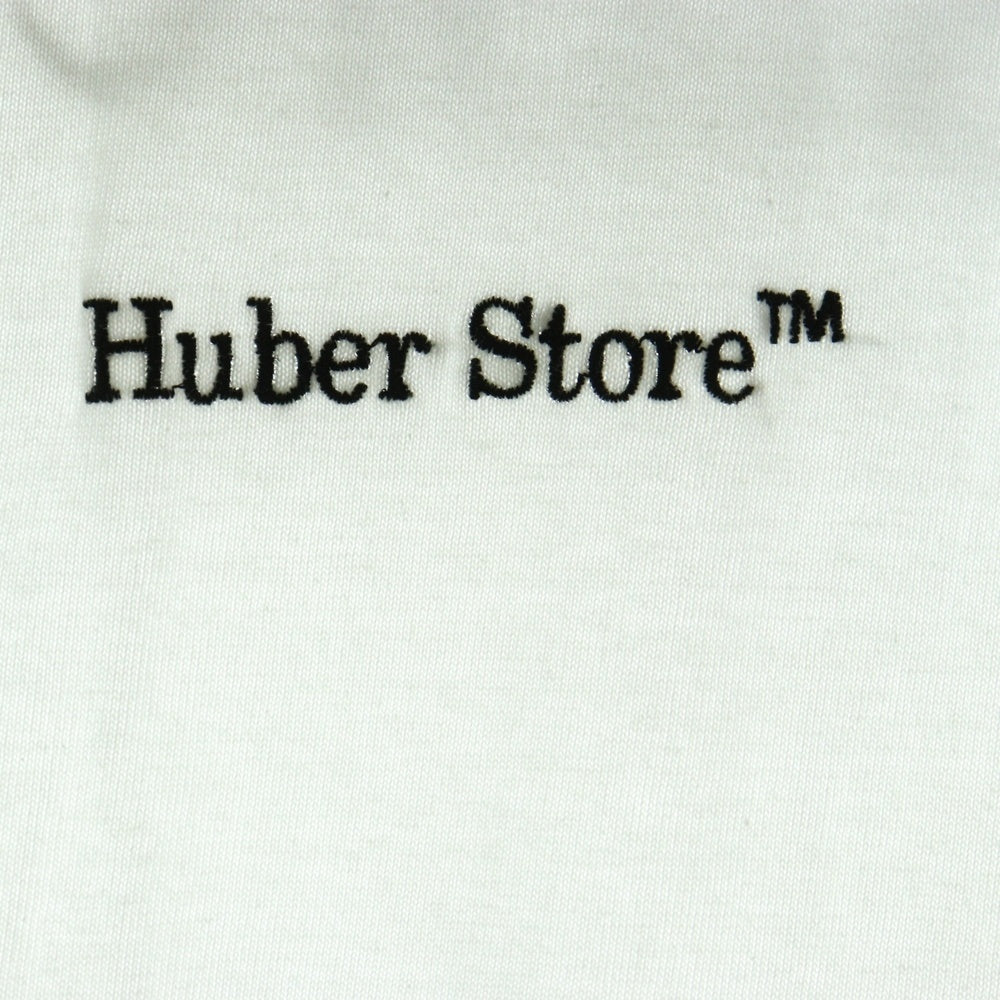 HUBER STORE(ヒューバーストア) 25SS ORIGINAL ENBLEM TEE オリジナルエンブレムTシャツ ホワイト