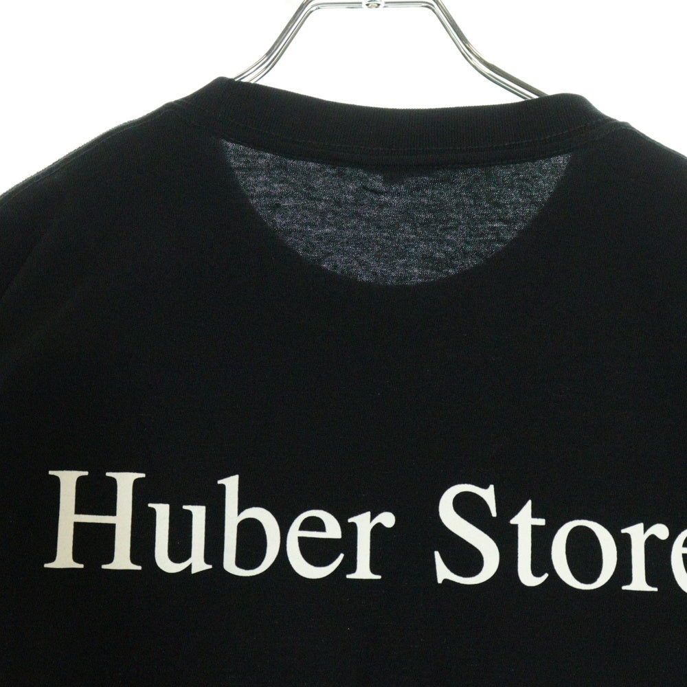 HUBER STORE(ヒューバーストア) 25SS ORIGINAL ENBLEM TEE オリジナルエンブレムTシャツ ブラック