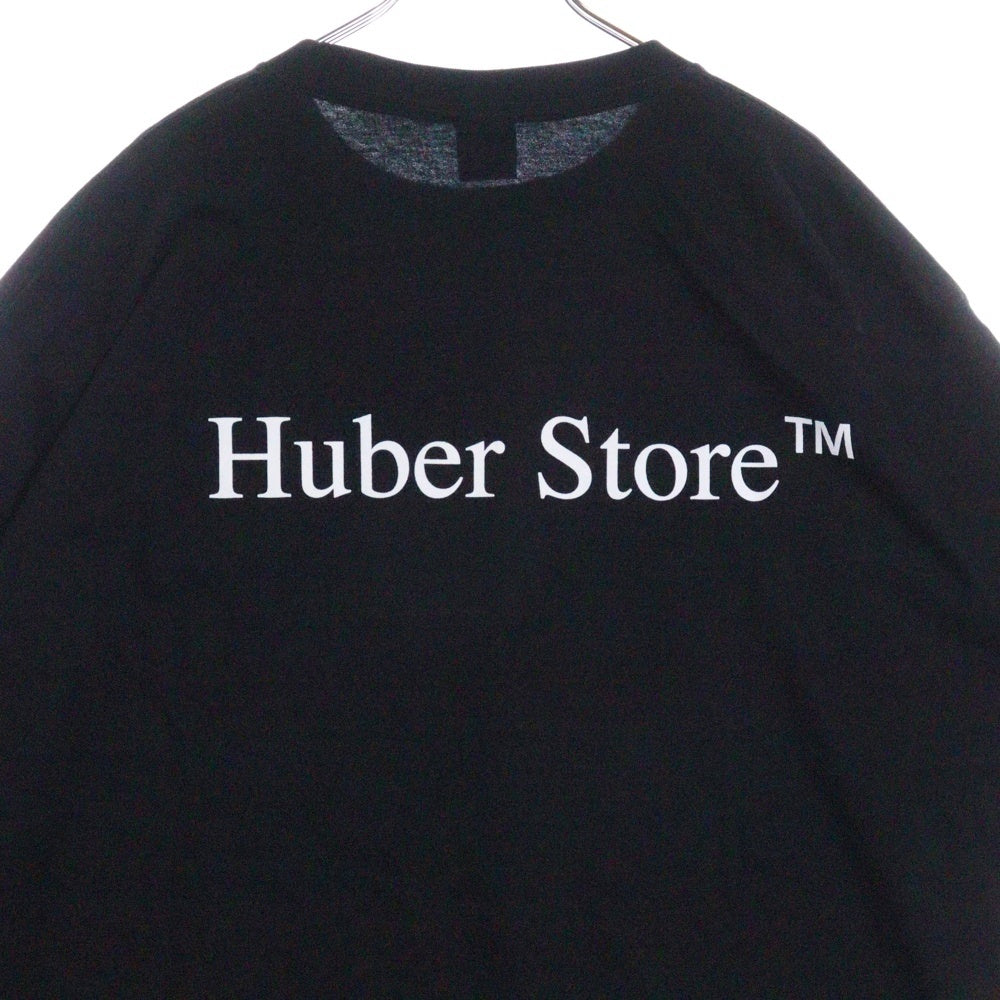 HUBER STORE(ヒューバーストア) 25SS ORIGINAL ENBLEM TEE オリジナルエンブレムTシャツ ブラック