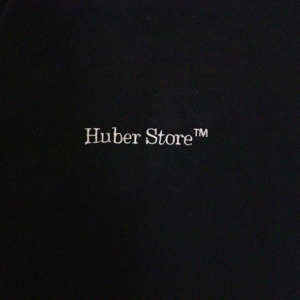 HUBER STORE(ヒューバーストア) 25SS ORIGINAL ENBLEM TEE オリジナルエンブレムTシャツ ブラック