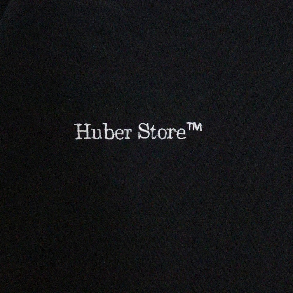 HUBER STORE(ヒューバーストア) 25SS ORIGINAL ENBLEM TEE オリジナルエンブレムTシャツ ブラック