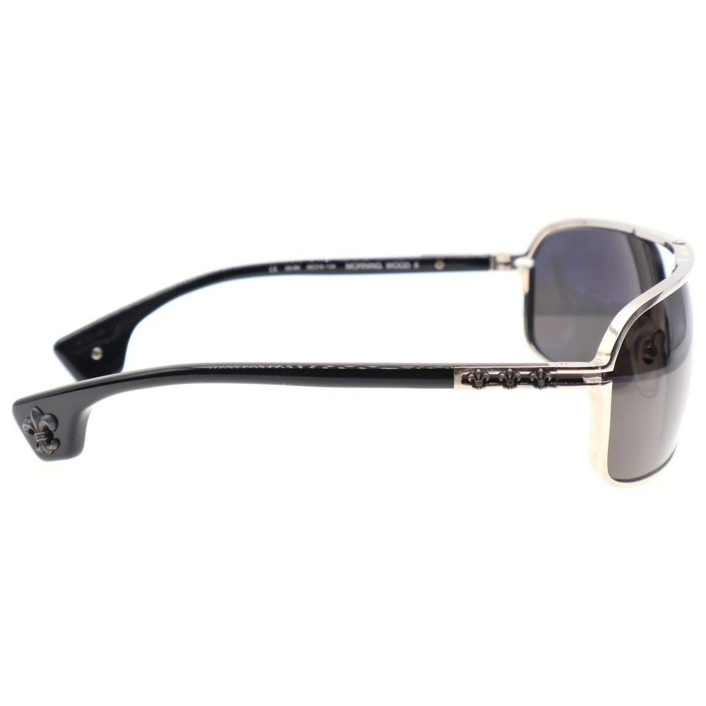 CHROME HEARTS(クロムハーツ) MORNING WOOD 2 モーニング ウッド サイドBSフレア サングラス メガネ アイウェア ブラック/シルバー
