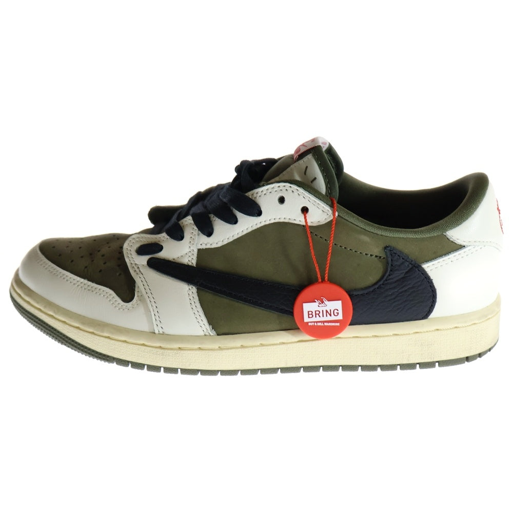 トラヴィスリバースオリーブ Air Jordan 1 Low x Travis Scott 'Reverse Olive' (DM7866-200