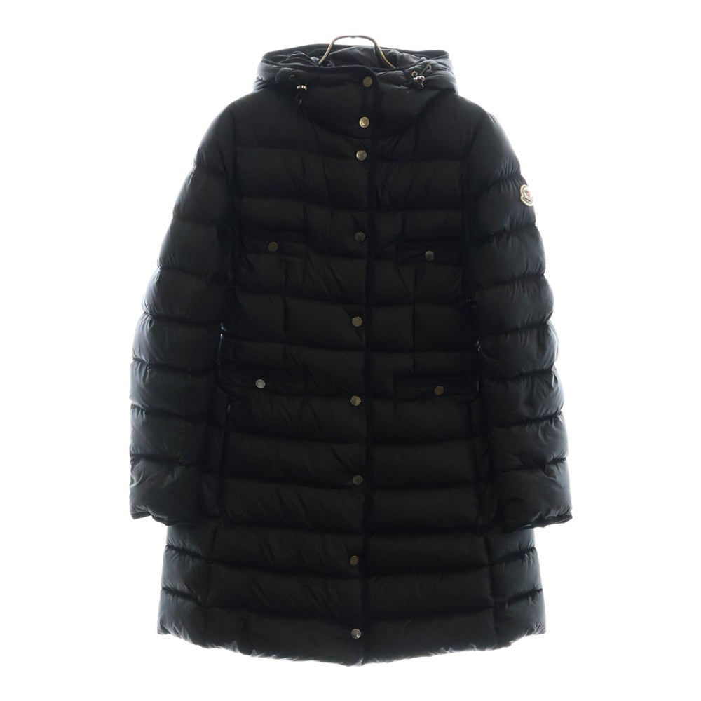 MONCLER(モンクレール) 24AW HIRMA GIUBBOTTO イルマ ナイロン フーデッド ロング ダウンコート レディース ブラック J20931C0025 595FE
