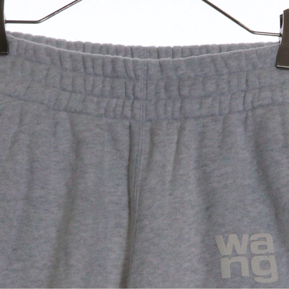 ALEXANDER WANG(アレキサンダーワン) 24AW JOGGER PANTS WANG ラバープリント ジョガー スウェットパンツ グレー 4CC3244399