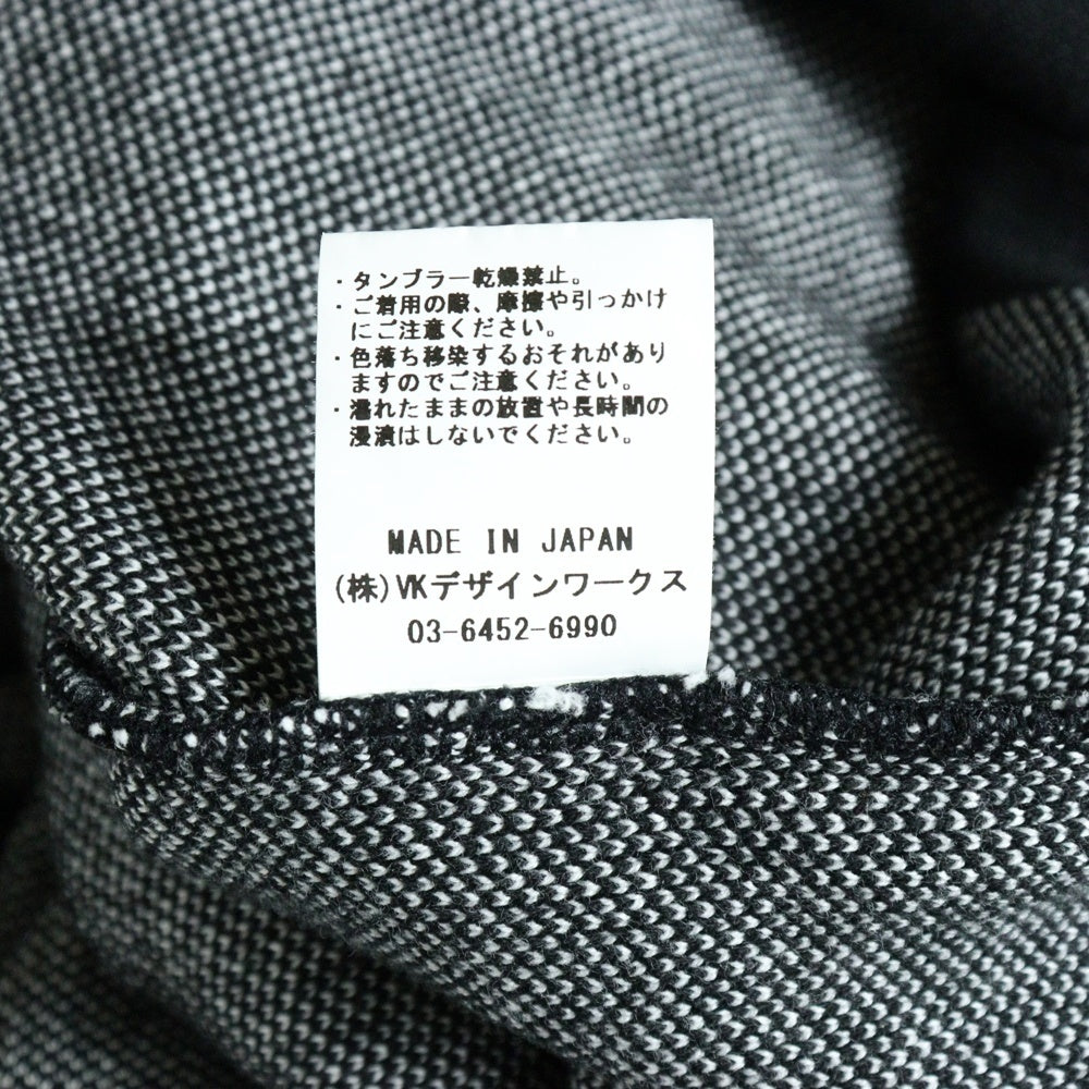 Girls Don't Cry(ガールズドントクライ) 22AW ANGEL KNIT エンジェル ロゴ コットン クルーネック ニット セーター ブラック