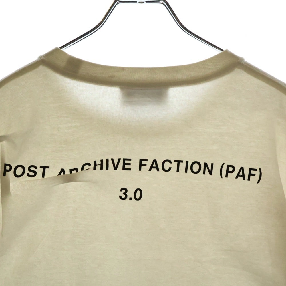 POST ARCHIVE FACTION(ポストアーカイブファクション) クルーネック 半袖Tシャツ プレーンカットソー ホワイト