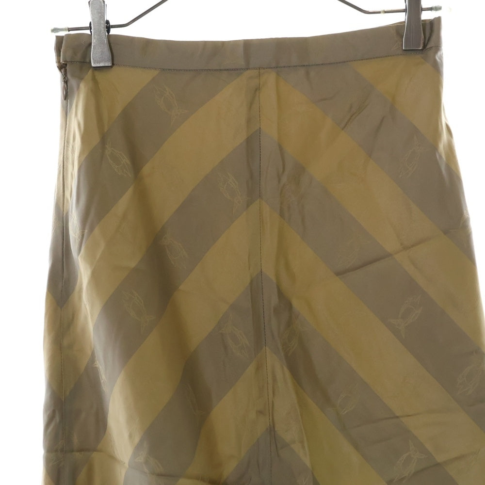 UNDERCOVER(アンダーカバー) 00SS ×WTAPS Paint Skirt ダブルタップス バイアス キュプラ タイトスカート レディース ベージュ K89
