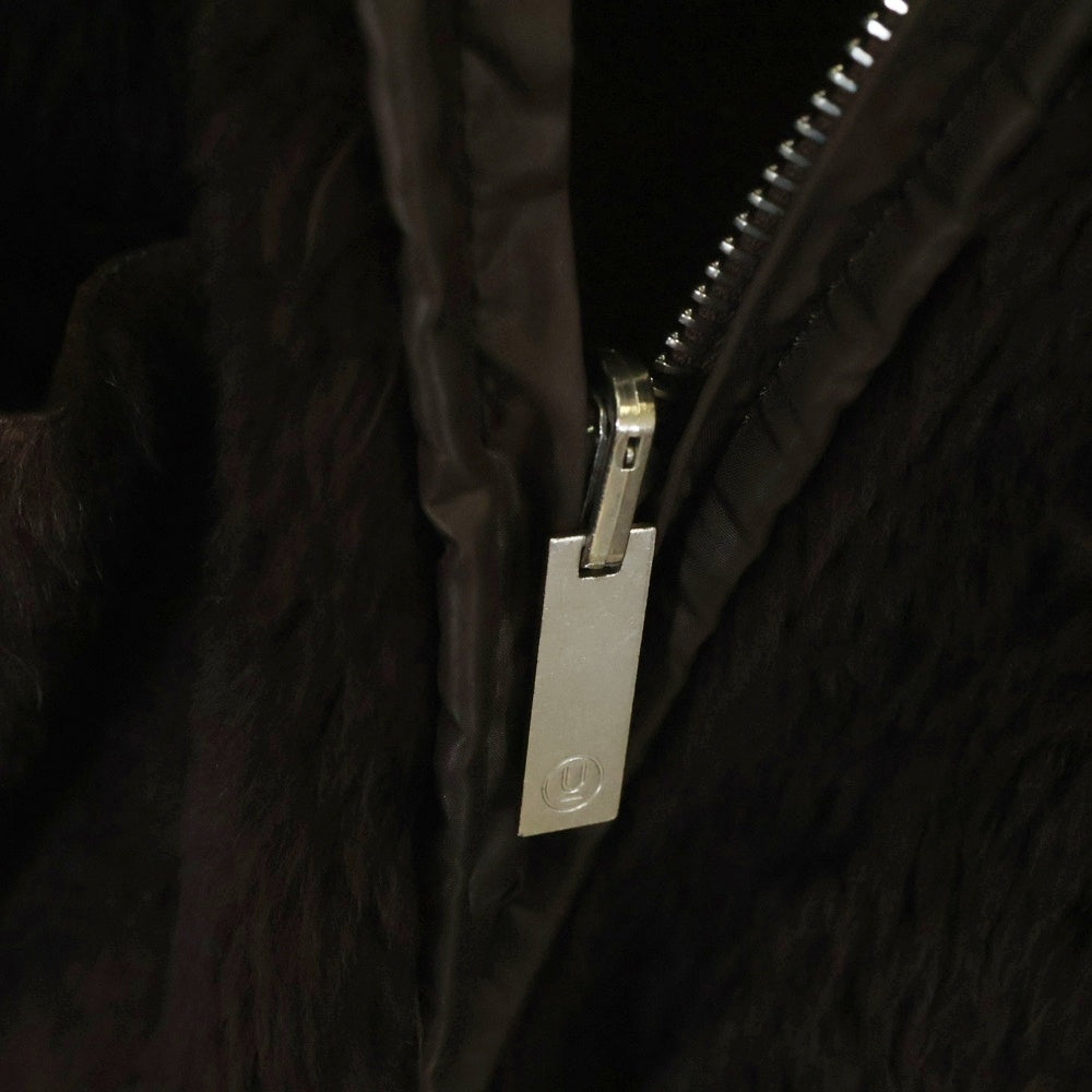 UNDERCOVER(アンダーカバー) 99AW AMBIVALENCE期 ムートン パッチワーク リバーシブル ムートン ジャケット ブラウン Q91