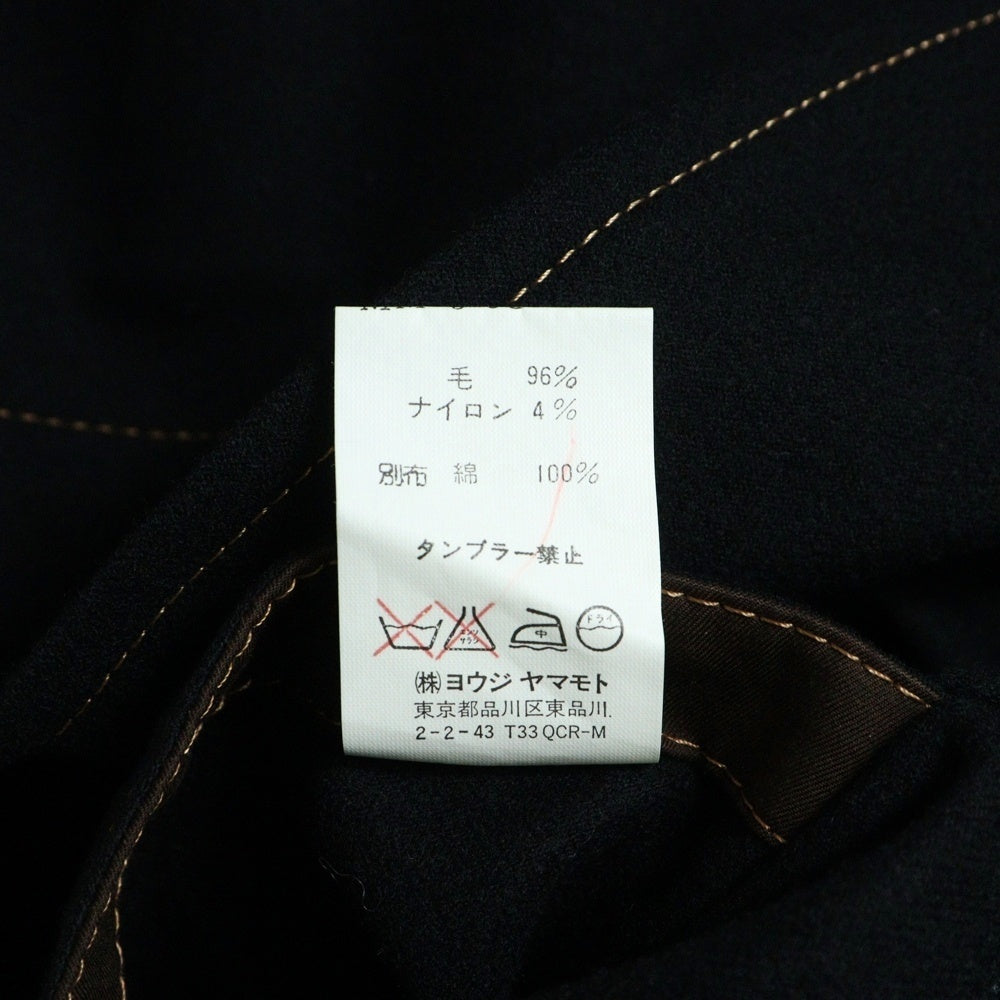 Y's for men(ワイズフォーメン) 02AW ステッチデザイン シングルテーラードジャケット ブラック MM-J05-122