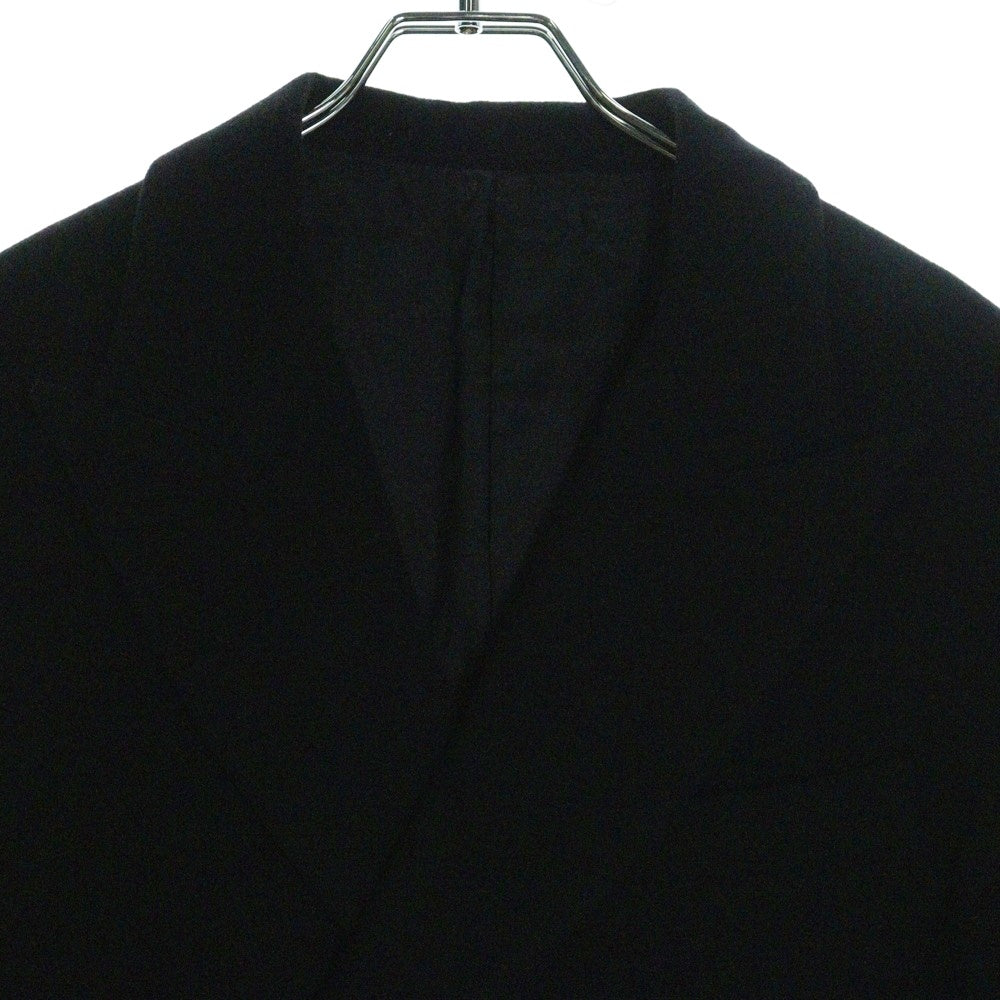 Yohji Yamamoto FEMME(ヨウジヤマモトファム) 03AW ウール混 ピークドラペル テーラードジャケット レディース ブラック FU-J19-117