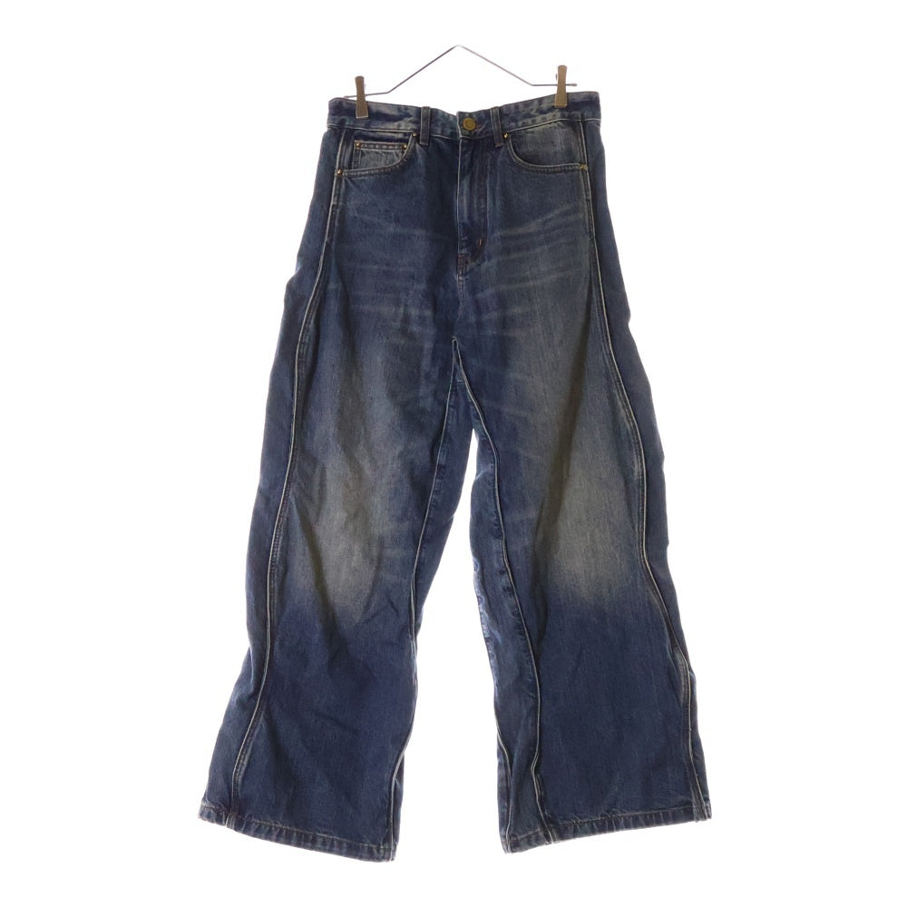 LOUIS VUITTON(ルイヴィトン) 23SS ウォッシュドウェイビーバギー デニムパンツ インディゴ RM231 YC7 HOD71W