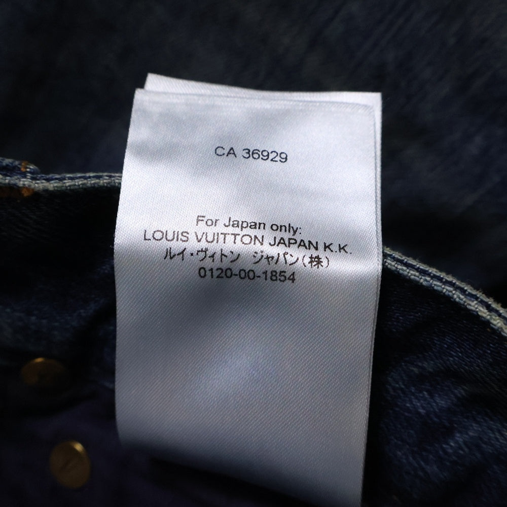 LOUIS VUITTON(ルイヴィトン) 23SS ウォッシュドウェイビーバギー デニムパンツ インディゴ RM231 YC7 HOD71W