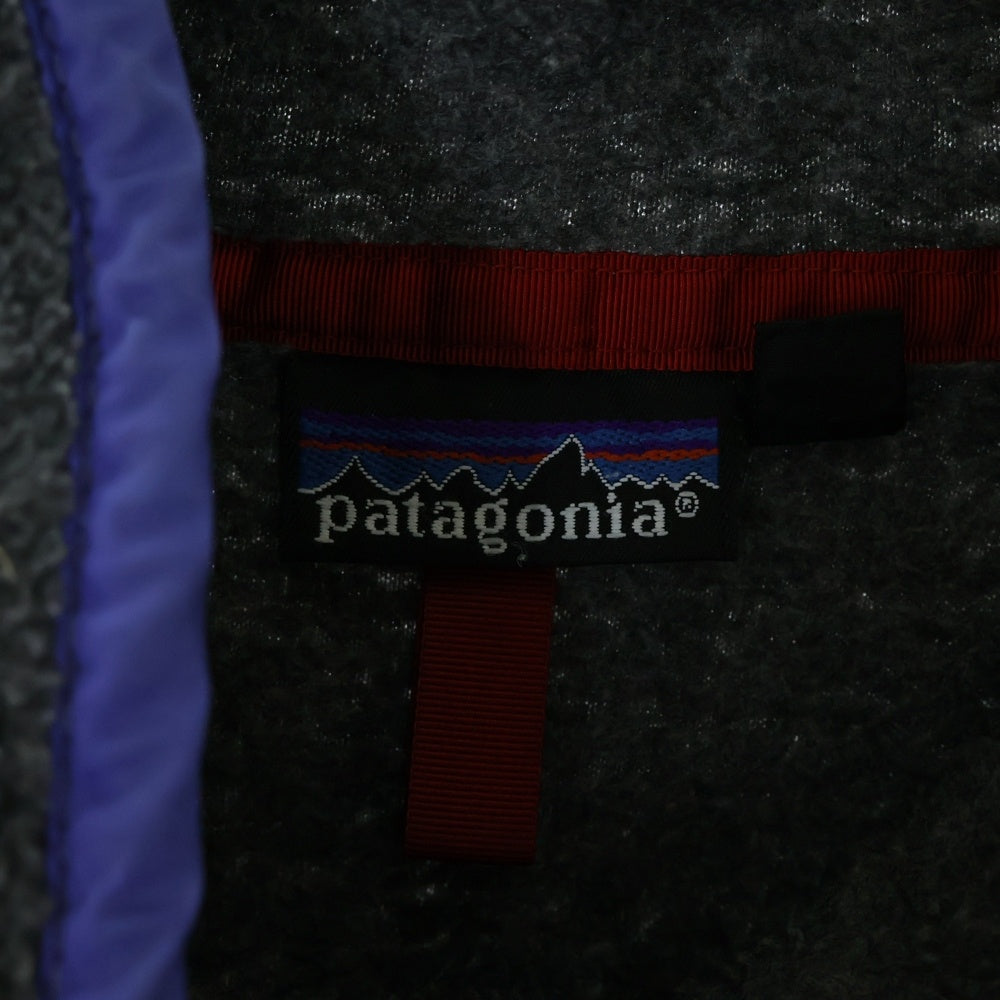 PATAGONIA(パタゴニア) 80S 89年製 VINTAGE SYNCHILLA SNAP-T ヴィンテージ シンチラ スナップT スナップボタン プルオーバー フリース ジャケット グレー 25530 F9