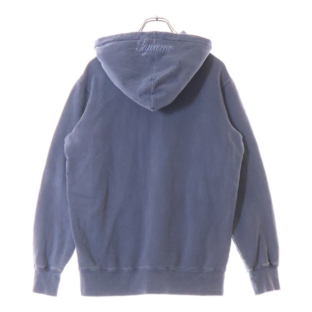SUPREME(シュプリーム) 14AW Overdyed Hooded Sweatshirt オーバーダイ加工 フーデッドスウェットパーカー フーディー ブルー