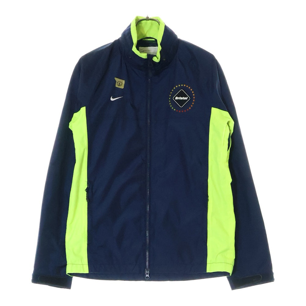 F.C.R.B.(エフシーアールビー) 13SS ×NIKE STORM FIT MYLON SET-UP ナイキ ストームフィット セットアップジャージ ネイビー/グリーン 577335-453 577336-453