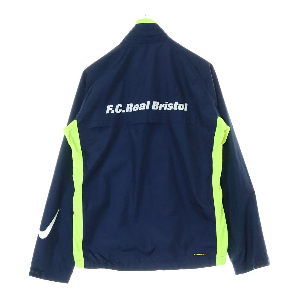 F.C.R.B.(エフシーアールビー) 13SS ×NIKE STORM FIT MYLON SET-UP ナイキ ストームフィット セットアップジャージ ネイビー/グリーン 577335-453 577336-453