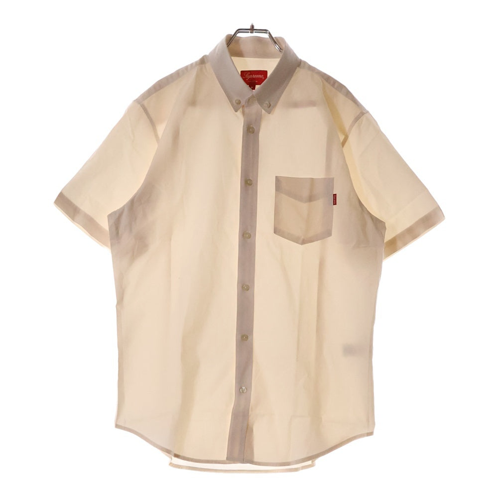 SUPREME(シュプリーム) S/S BD Shirt 半袖ボタンダウンシャツ アイボリー