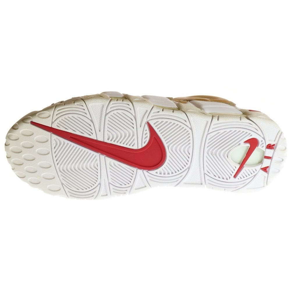 NIKE(ナイキ) 17SS ×SUPREME AIR MORE UPTEMPO METALLIC GOLD シュプリーム エアモアアップテンポ メタリックゴールド ハイカットスニーカー US10.5/28.5cm 902290-700