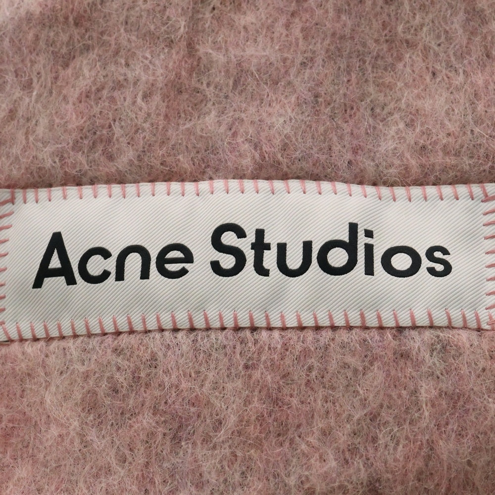 Acne Studios(アクネ ストゥディオズ) WOOL MOHAIR SCARF NARROW ウール モヘア スカーフ ナロー マフラー レディース ダスティピンク CA0290