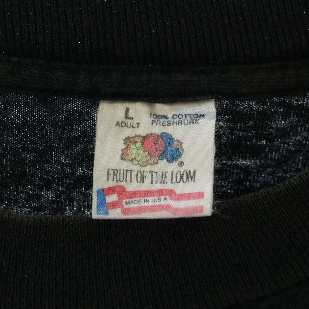 VINTAGE(ヴィンテージ) 90S VINTAGE PEARL JAM ALIVE FRUIT OF THE LOOM ヴィンテージ パールジャム アライブ クルーネック 長袖Tシャツ カットソー ブラック