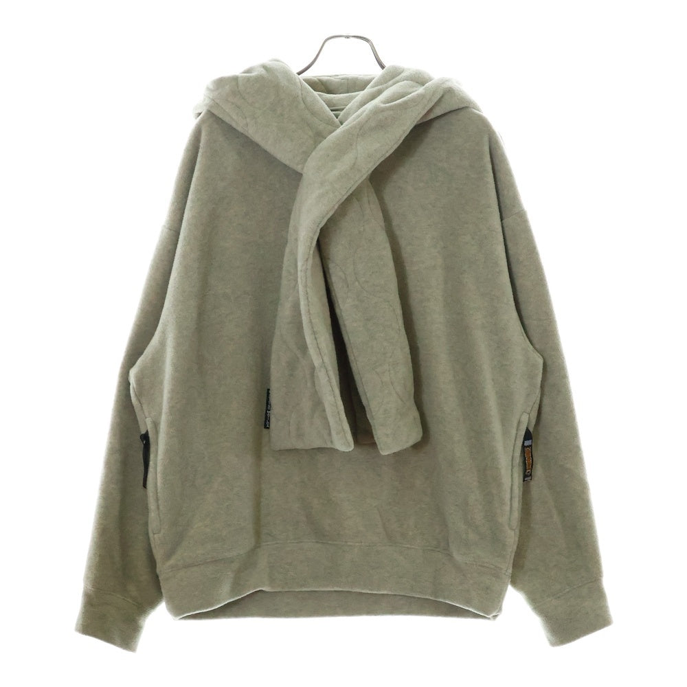KAPITAL(キャピタル) REVERSE FLEECE KESA PARKA リバーシブル キルティング フーデット パーカー グレー K2210LC801