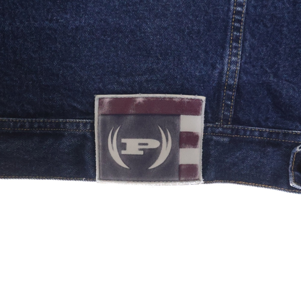 PHAT FARM(ファットファーム) 胸刺繍 デニムトラッカージャケット ジージャン インディゴ PJK92810