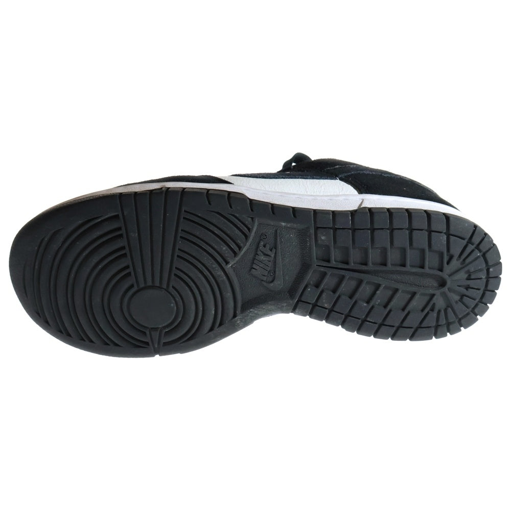 NIKE(ナイキ) DUNK LOW SUEDE ダンク ロー スウェード ローカット スニーカー パンダ ブラック/ホワイト US8.5/26.5cm FQ8249-100