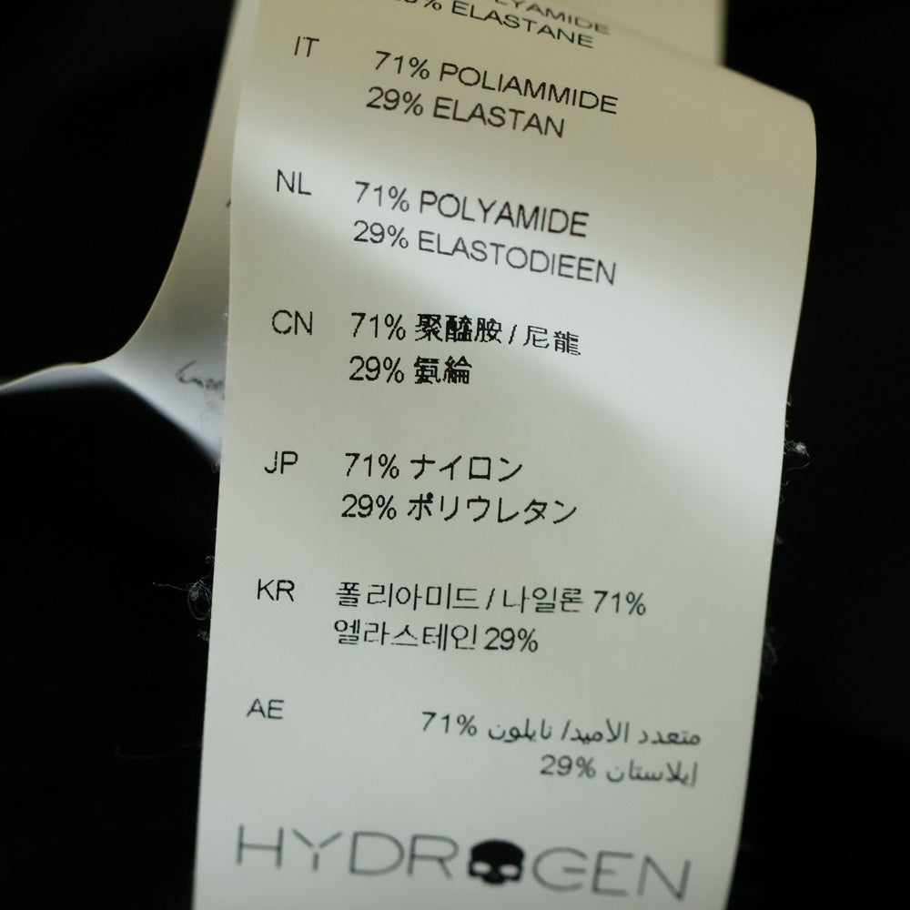 HYDROGEN(ハイドロゲン) サイドライン ジップアップ フーテッド ブルゾン ブラック