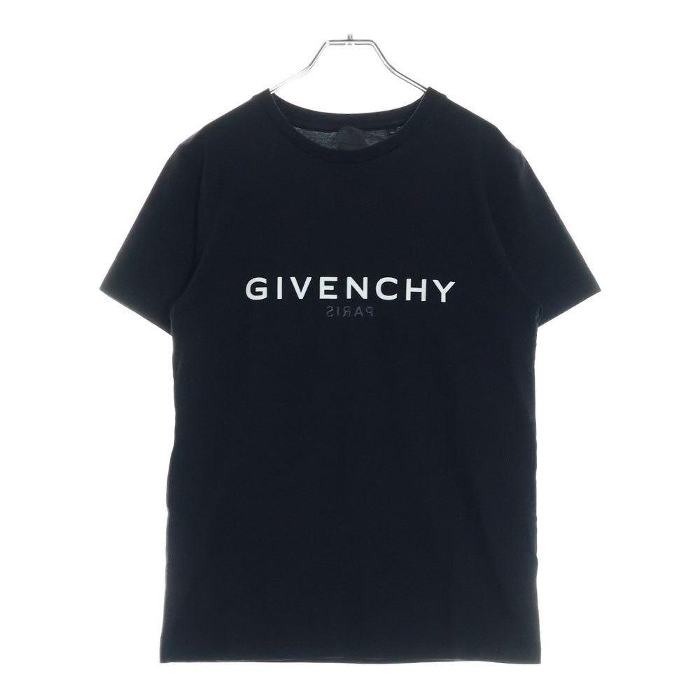 GIVENCHY(ジバンシィ) ロゴプリント クルーネック半袖Tシャツ カットソー キッズ ブラック H25324