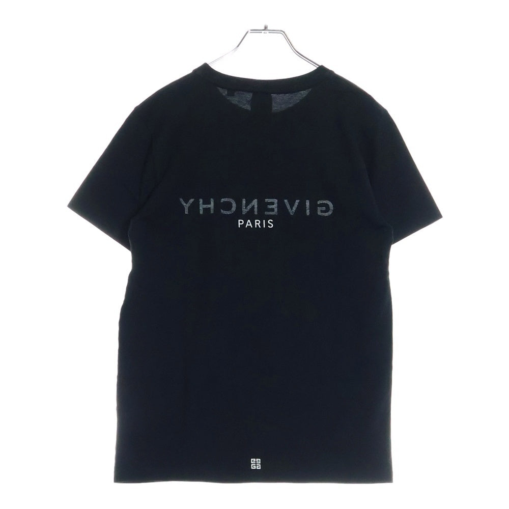 GIVENCHY(ジバンシィ) ロゴプリント クルーネック半袖Tシャツ カットソー キッズ ブラック H25324