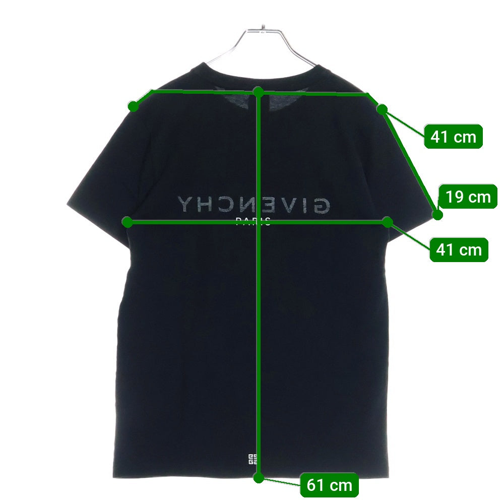 GIVENCHY(ジバンシィ) ロゴプリント クルーネック半袖Tシャツ カットソー キッズ ブラック H25324