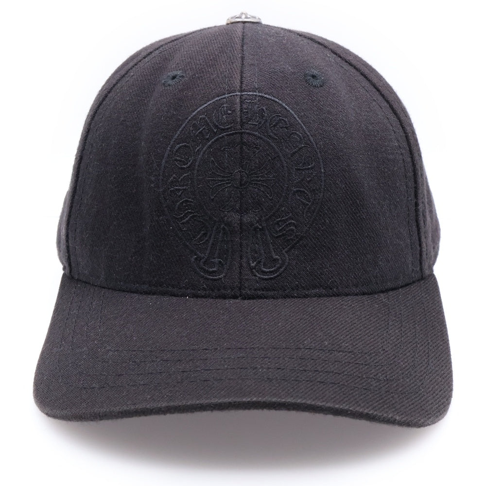 CHROME HEARTS(クロムハーツ) BASEBALL TRUCKER CAP ホースシュー刺繍 ベースボール トラッカー キャップ 帽子 ブラック