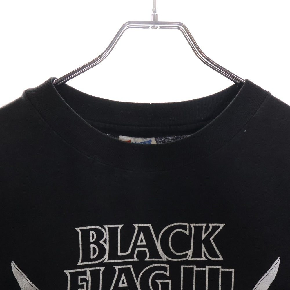 VINTAGE(ヴィンテージ) 90-00S VINTAGE BLACK FLAG EVERYTHING WENT BLACK ヴィンテージ ブラックフラッグ フロントプリント 半袖Tシャツ カットソー ブラック