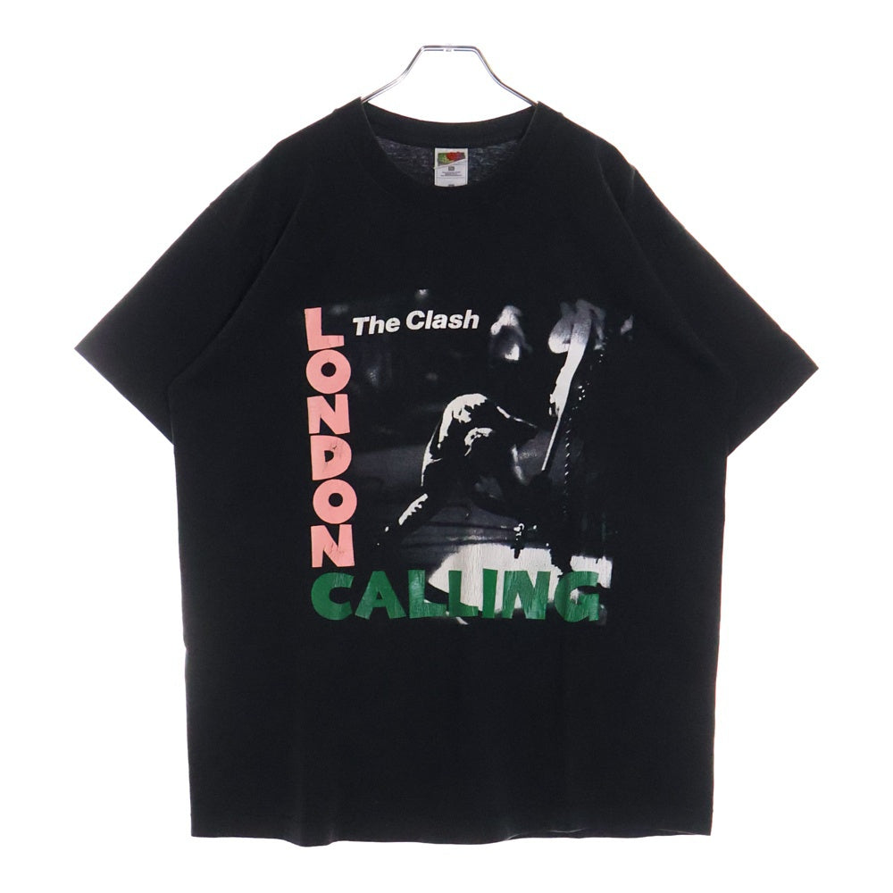 VINTAGE(ヴィンテージ) 90-00S VINTAGE THE CRASH LONDON CALLING ヴィンテージ ザクラッシュ フロントプリント 半袖Tシャツ カットソー ブラック
