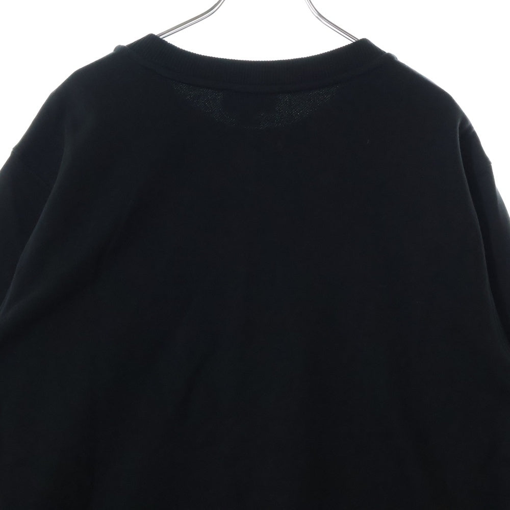 Calvin Klein(カルバンクライン) CK BADGE CREWNECK SWEATSHIRTS ロゴバッジ クルーネック スウェットシャツ ブラック J326966