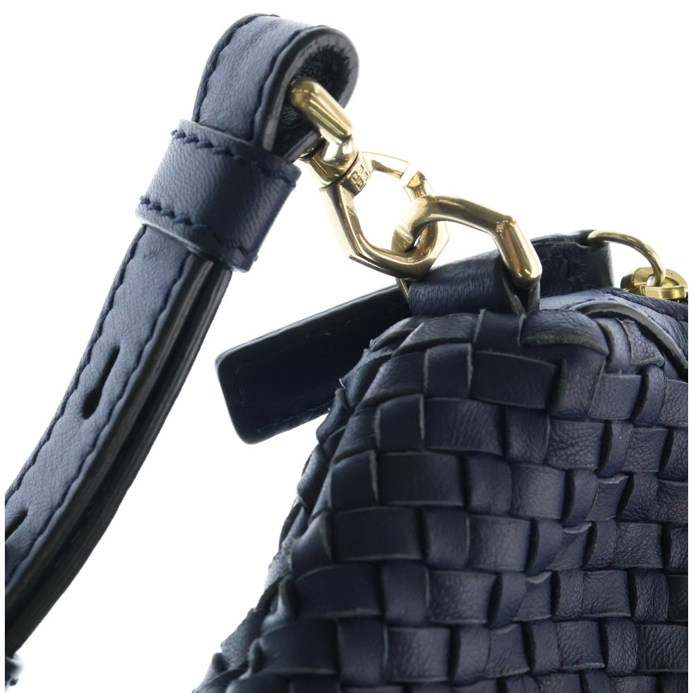 GIVENCHY(ジバンシィ) ナイチンゲール イントレチャート レザー 2WAY ショルダー ハンドバッグ レディース ブルー MA0113
