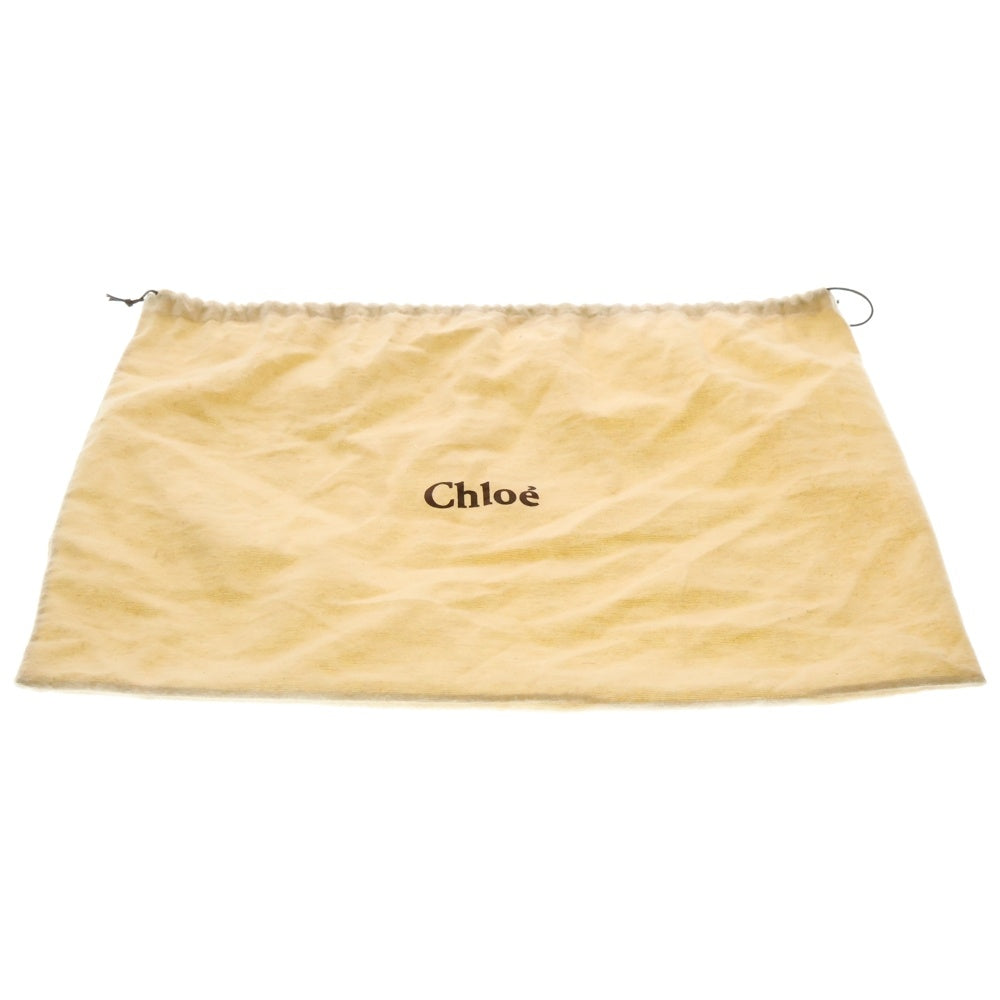 Chloe(クロエ) パディントン 南京錠 メタリック レザー ハンドバッグ シルバー 01-06-53