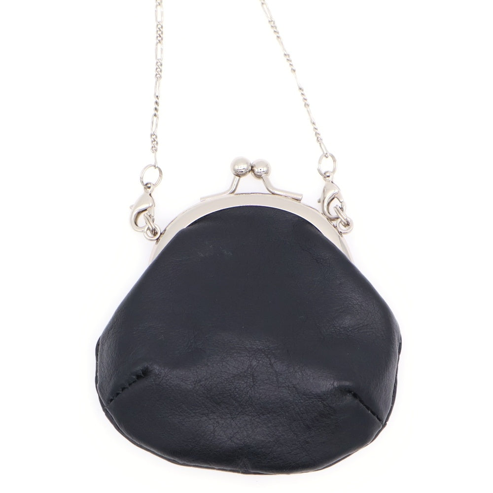 Y's(ワイズ) MEDIUM GLOSS LEATHER CLASP NECKLACE ミディアム グロスレザー クラスプ ネックレス ブラック YR-A03-711-1-02