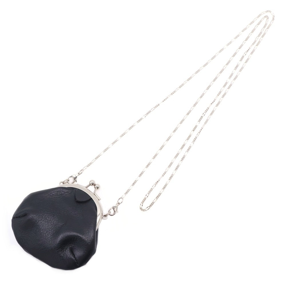 Y's(ワイズ) MEDIUM GLOSS LEATHER CLASP NECKLACE ミディアム グロスレザー クラスプ ネックレス ブラック YR-A03-711-1-02