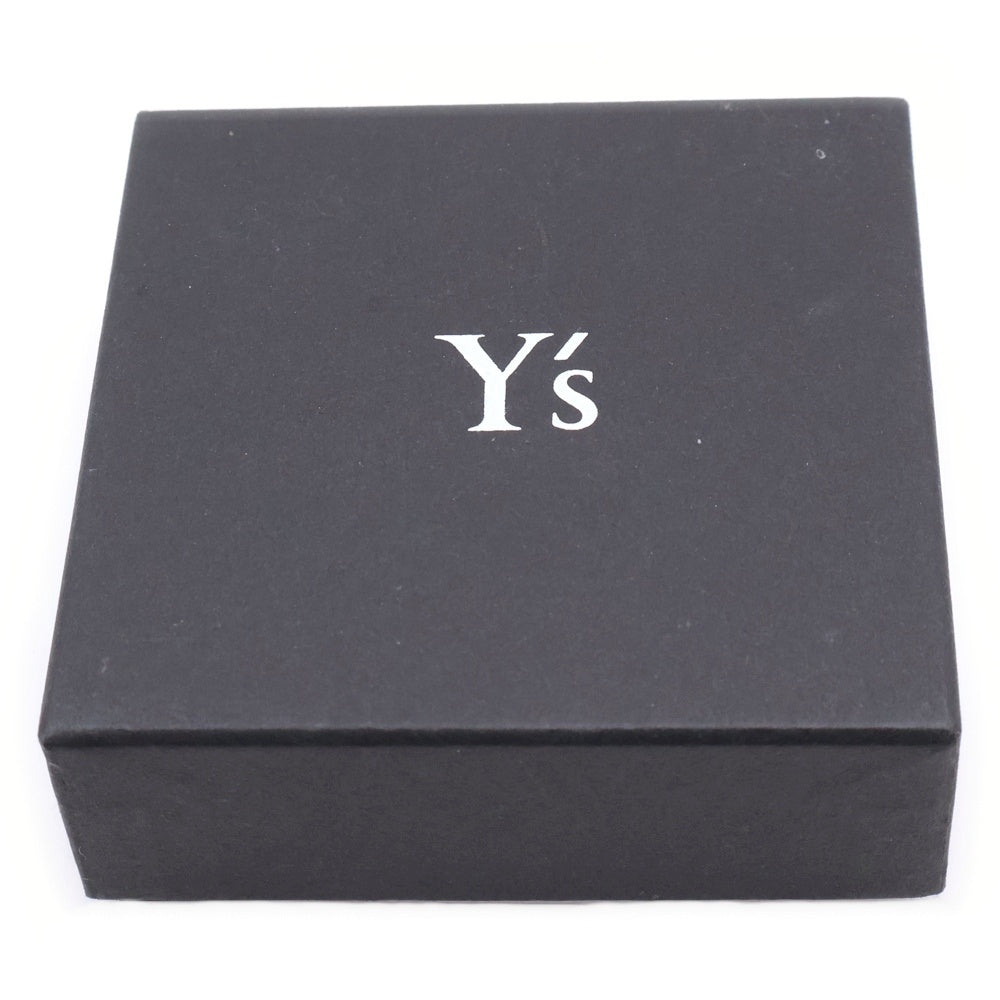 Y's(ワイズ) MEDIUM GLOSS LEATHER CLASP NECKLACE ミディアム グロスレザー クラスプ ネックレス ブラック YR-A03-711-1-02