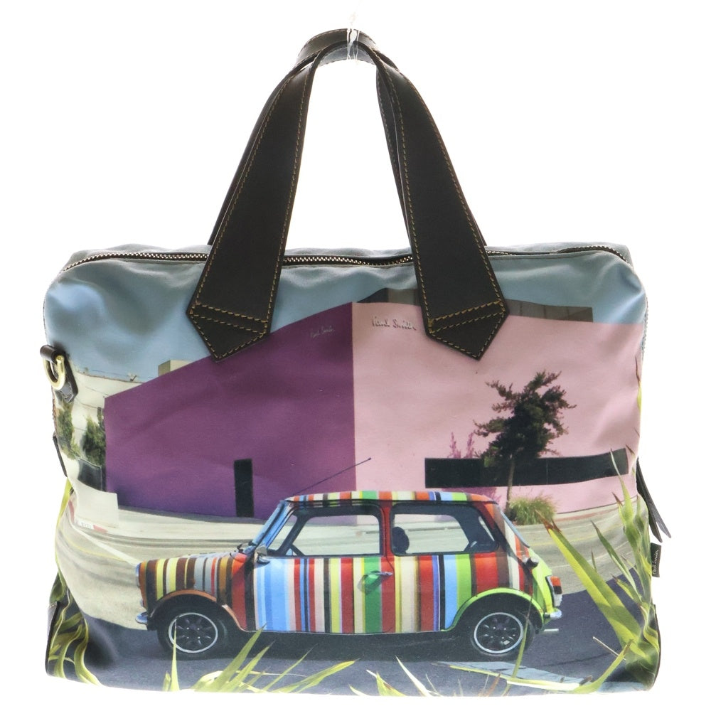 Paul Smith(ポールスミス) ミニクーパー フォトプリント ハンドバッグ マルチカラー